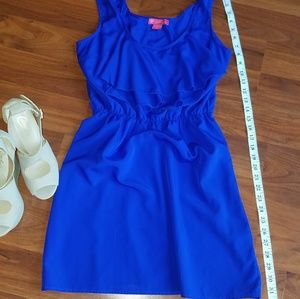 Blue tank dress